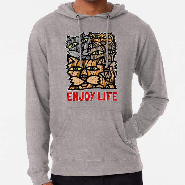 "Enjoy Life" Lightweight Hoodie