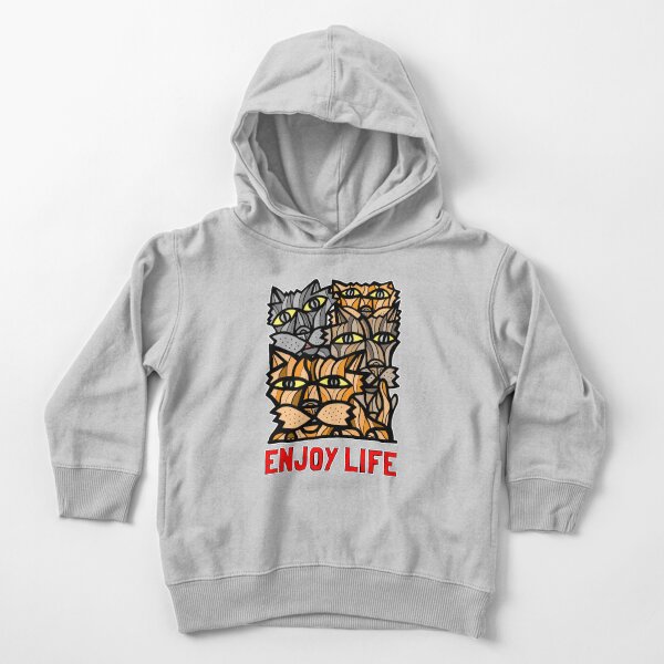 "Enjoy Life" Toddler Pullover Hoodie