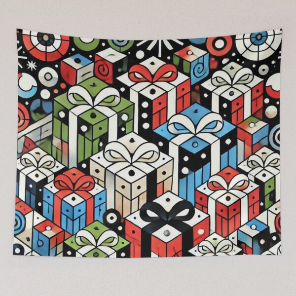 Item preview, Tribal Christmas Gifts Decorations Snow Design designed and sold by TribalioDesigns.