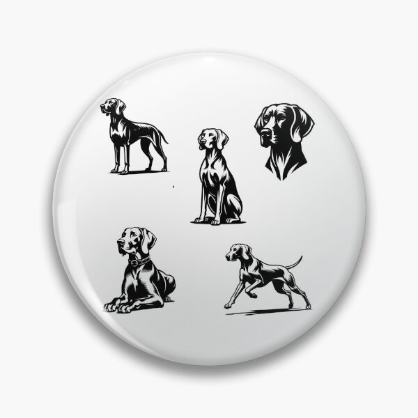 Item preview, Weimaraner Dogs Black Silhouette designed and sold by TheAnimalZ00.