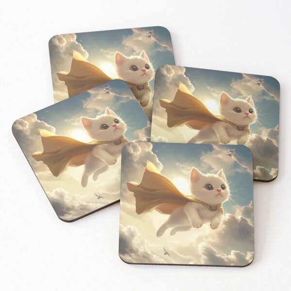 Item preview, The Superhero Cat designed and sold by melikekoc.