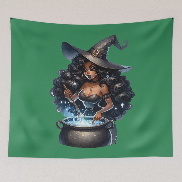 Item preview, Mystical Witch Pin-Up Girl designed and sold by ScroggMcGoose.