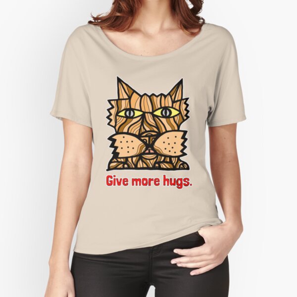 "Give More Hugs" Relaxed Fit T-Shirt