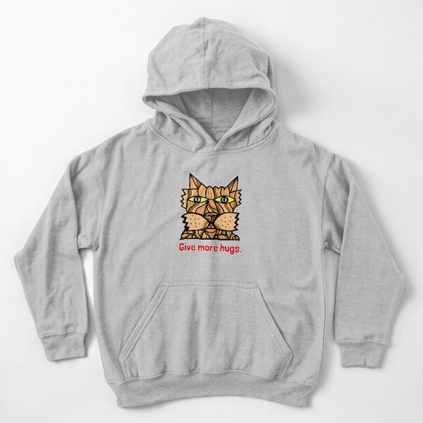 "Give More Hugs" Kids Pullover Hoodie