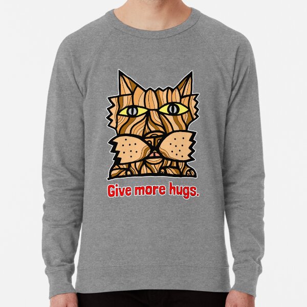 "Give More Hugs" Lightweight Sweatshirt