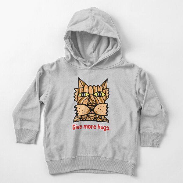 "Give More Hugs" Toddler Pullover Hoodie