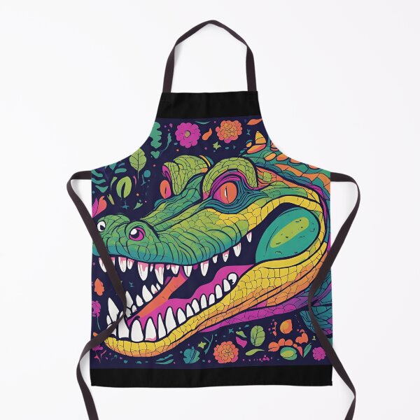 Item preview, Trippy Retro Alligator designed and sold by NicMacTees.