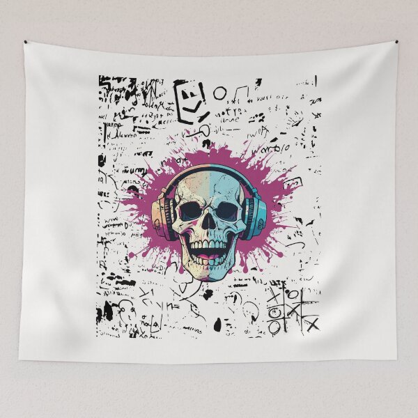 Item preview, graffiti skull designed and sold by ShirtSensations.