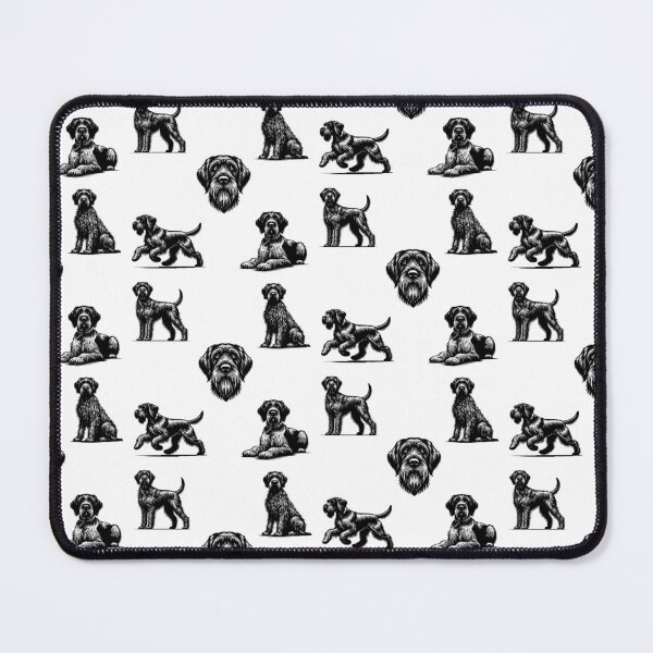 Item preview, Wirehaired Pointing Griffon Dogs Black Silhouette designed and sold by TheAnimalZ00.
