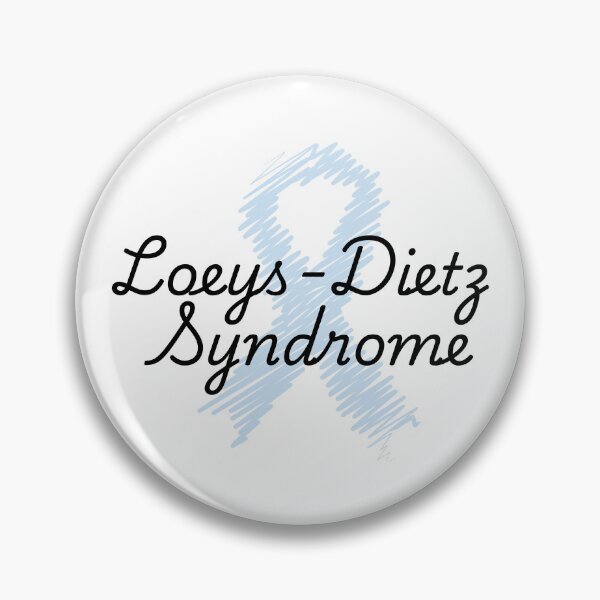 Item preview, Loeys-Dietz Syndrome Minimalist Print with Awareness Ribbon designed and sold by tissueissues.