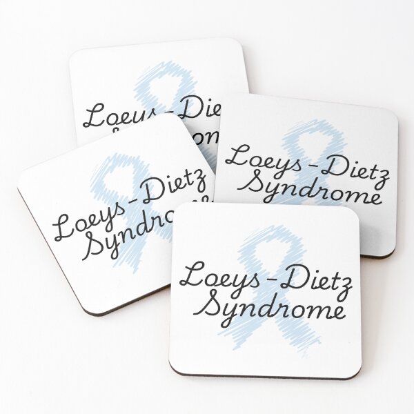 Item preview, Loeys-Dietz Syndrome Minimalist Print with Awareness Ribbon designed and sold by tissueissues.