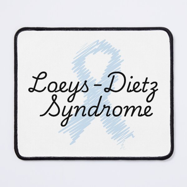 Item preview, Loeys-Dietz Syndrome Minimalist Print with Awareness Ribbon designed and sold by tissueissues.