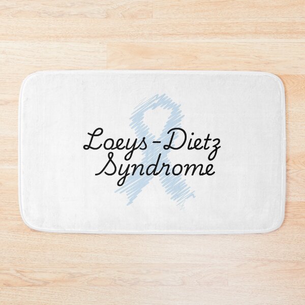 Item preview, Loeys-Dietz Syndrome Minimalist Print with Awareness Ribbon designed and sold by tissueissues.