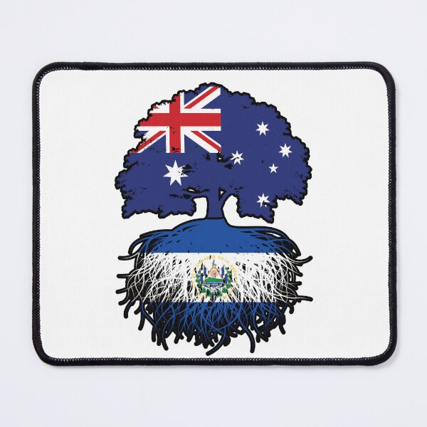 Item preview, El Salvador Salvadoran Australian Australia Tree Roots Flag designed and sold by FlagX.