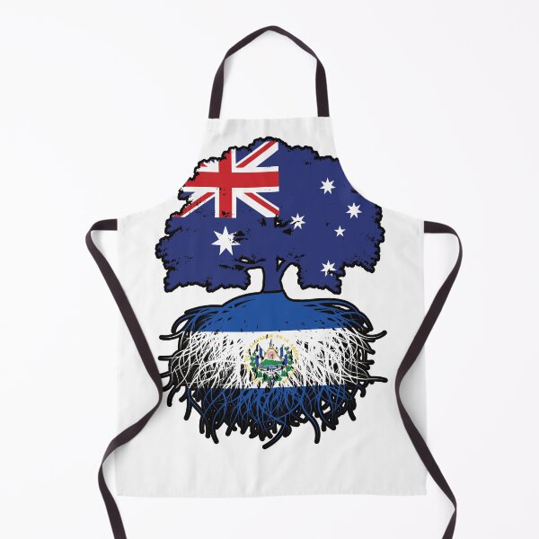 Item preview, El Salvador Salvadoran Australian Australia Tree Roots Flag designed and sold by FlagX.