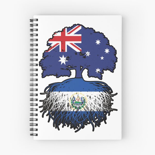 Item preview, El Salvador Salvadoran Australian Australia Tree Roots Flag designed and sold by FlagX.