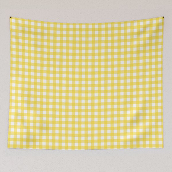 Item preview, Bright Gingham Pattern in Yellow, Light Yellow, and White designed and sold by ModdiesColors.