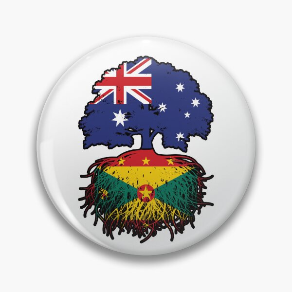 Item preview, Grenada Grenadian Australian Australia Tree Roots Flag designed and sold by FlagX.