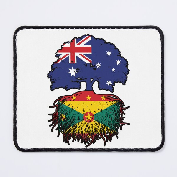 Item preview, Grenada Grenadian Australian Australia Tree Roots Flag designed and sold by FlagX.