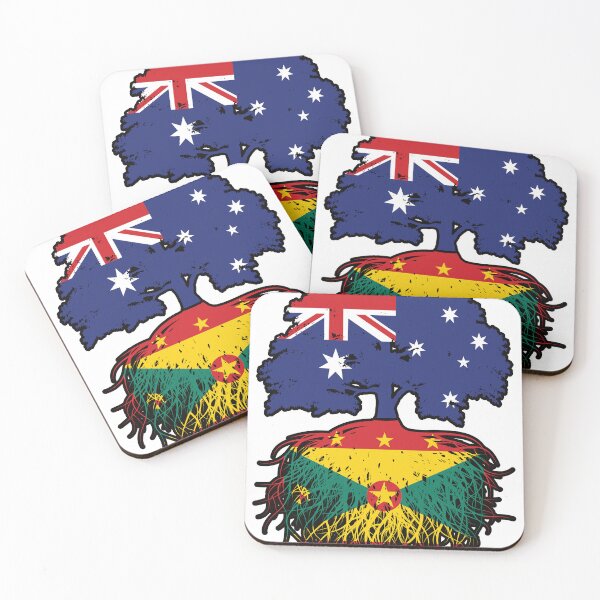 Item preview, Grenada Grenadian Australian Australia Tree Roots Flag designed and sold by FlagX.