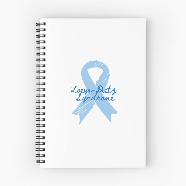 Item preview, Minimalist Blue Loeys-Dietz Syndrome Print with Awareness Ribbon designed and sold by tissueissues.