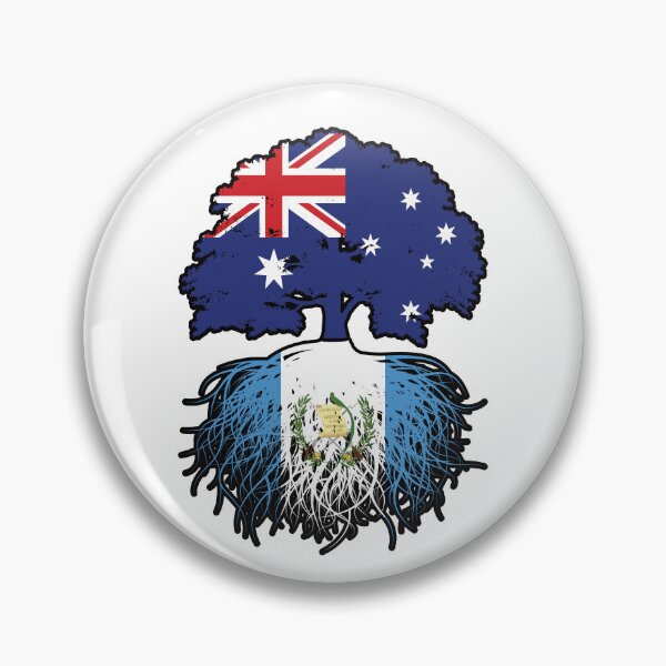 Item preview, Guatemala Guatemalan Australian Australia Tree Roots Flag designed and sold by FlagX.
