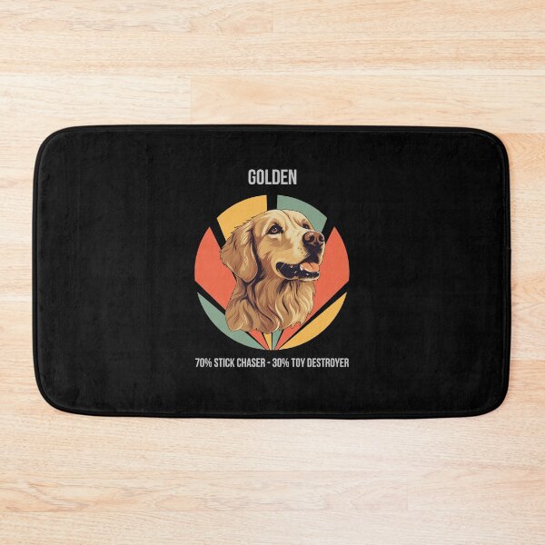 Item preview, 70% Stick Chaser, 30% Toy Destroyer - Golden Retriever designed and sold by Numbers-Art.