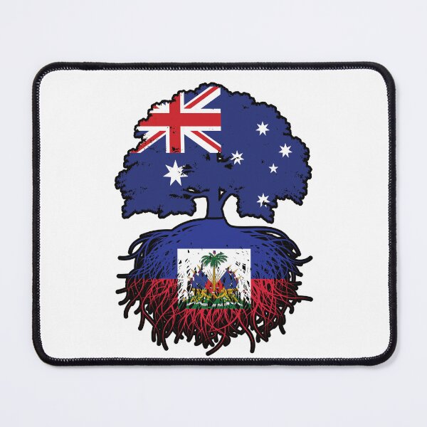 Item preview, Haiti Haitian Australian Australia Tree Roots Flag designed and sold by FlagX.
