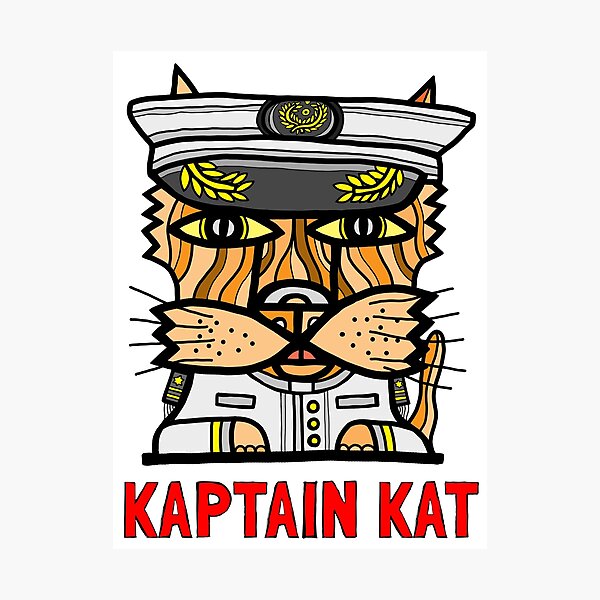 "Kaptain Kat" Photographic Print