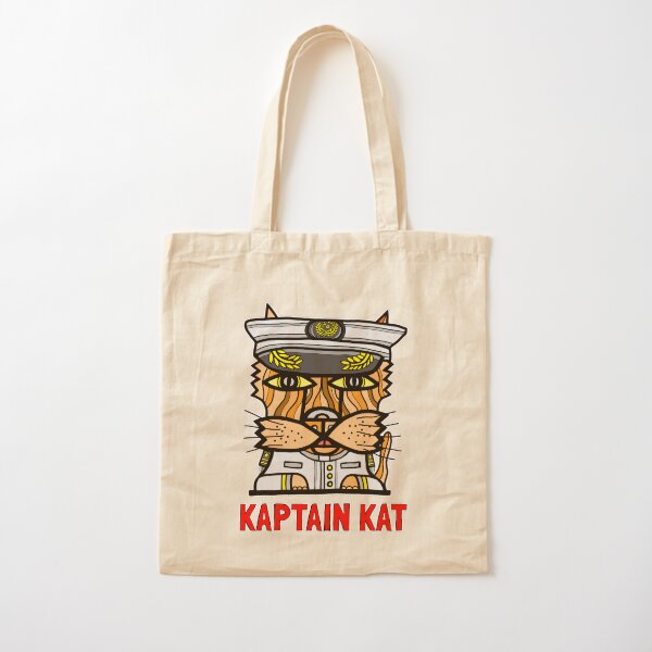 "Kaptain Kat" Cotton Tote Bag