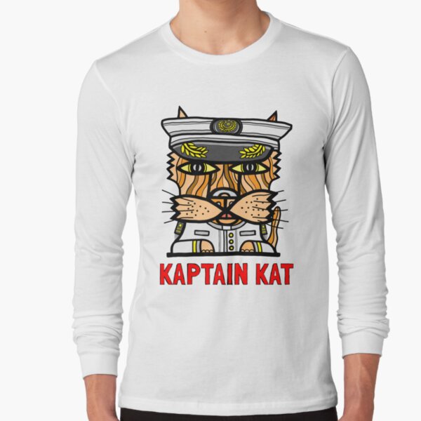 "Kaptain Kat" Long Sleeve T-Shirt