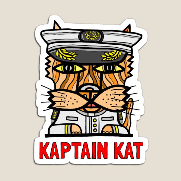 "Kaptain Kat" Magnet