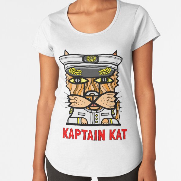 "Kaptain Kat" Premium Scoop T-Shirt