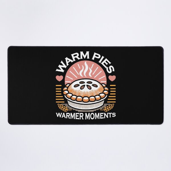 Item preview, Cozy Pie Illustration: Warm Pies Warmer Moments Quote designed and sold by FlinArt.