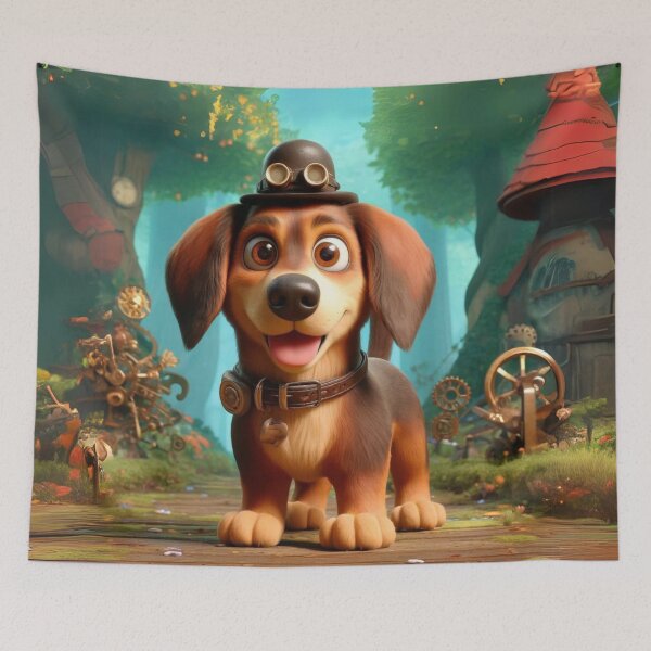 Item preview, Steampunk Bavarian Mountain Hound designed and sold by Sillytoe.