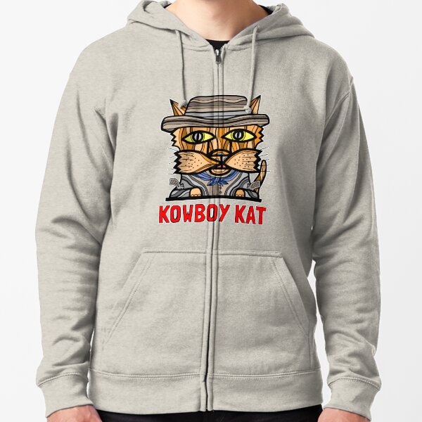 "Kowboy Kat" Zipped Hoodie