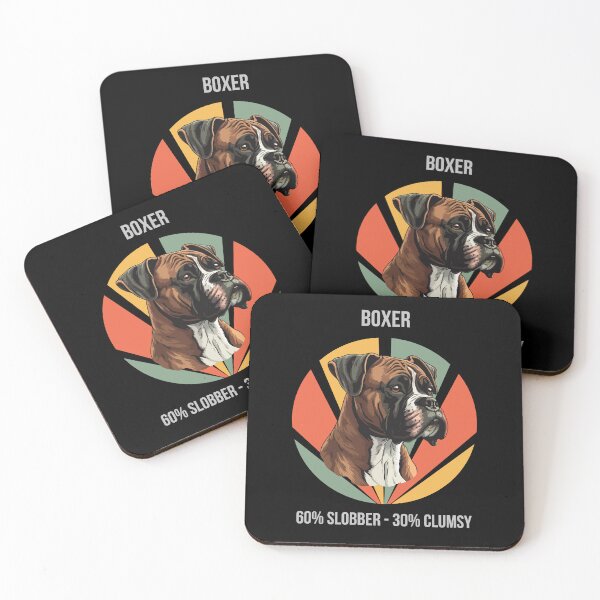 Item preview, 60% Slobber, 40% Clumsy - Boxer designed and sold by Numbers-Art.