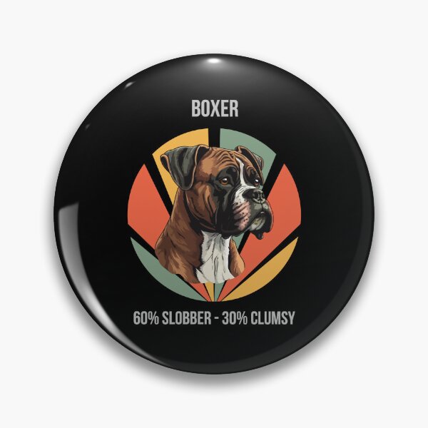 Item preview, 60% Slobber, 40% Clumsy - Boxer designed and sold by Numbers-Art.