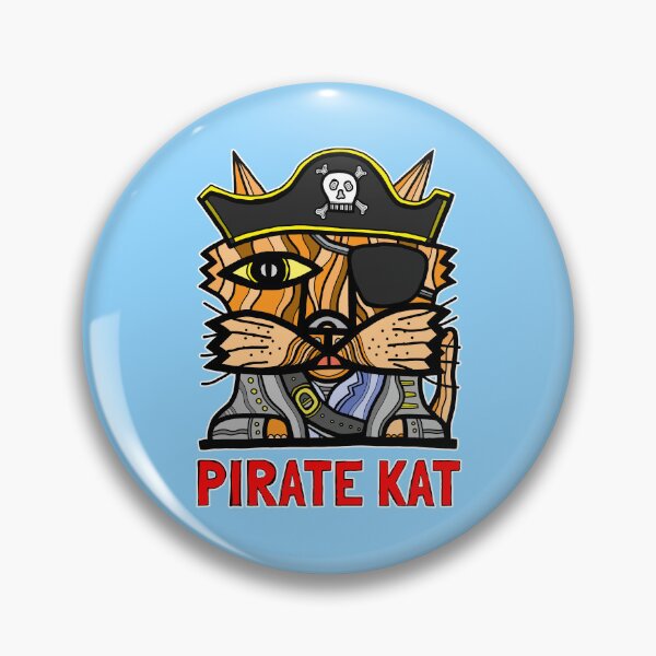 "Pirate Kat" Pin