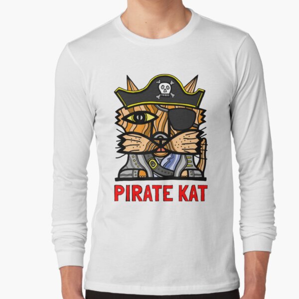 "Pirate Kat" Long Sleeve T-Shirt