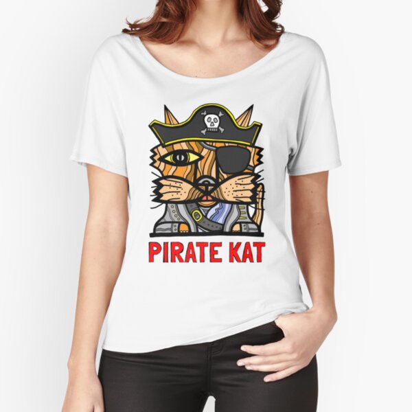 "Pirate Kat" Relaxed Fit T-Shirt