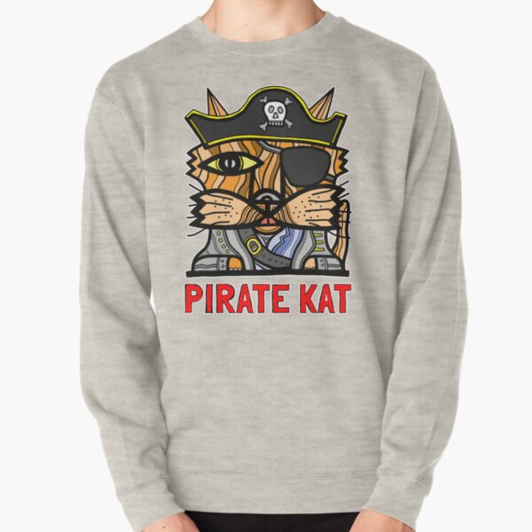 "Pirate Kat" Pullover Sweatshirt