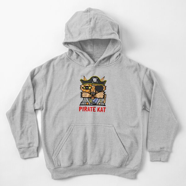 "Pirate Kat" Kids Pullover Hoodie