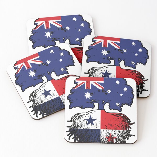 Item preview, Panama Panamanian Australian Australia Tree Roots Flag designed and sold by FlagX.