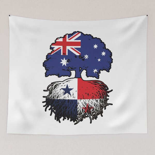Item preview, Panama Panamanian Australian Australia Tree Roots Flag designed and sold by FlagX.