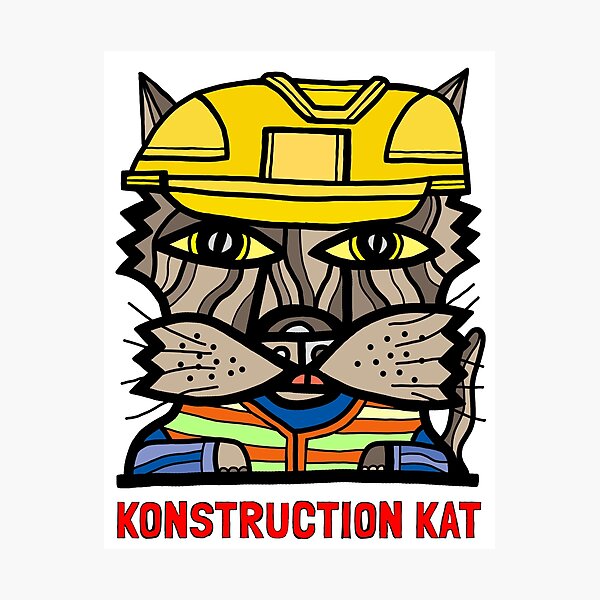 "Konstruction Kat" Photographic Print