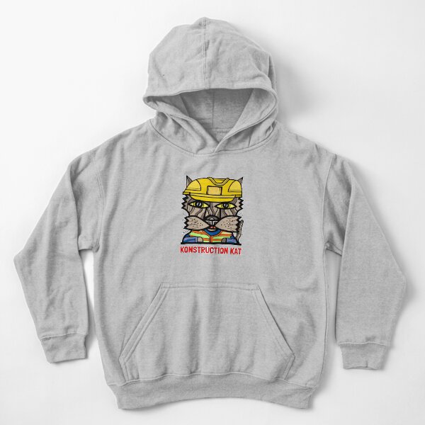 "Konstruction Kat" Kids Pullover Hoodie