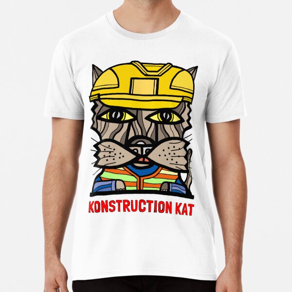 "Konstruction Kat" Premium T-Shirt