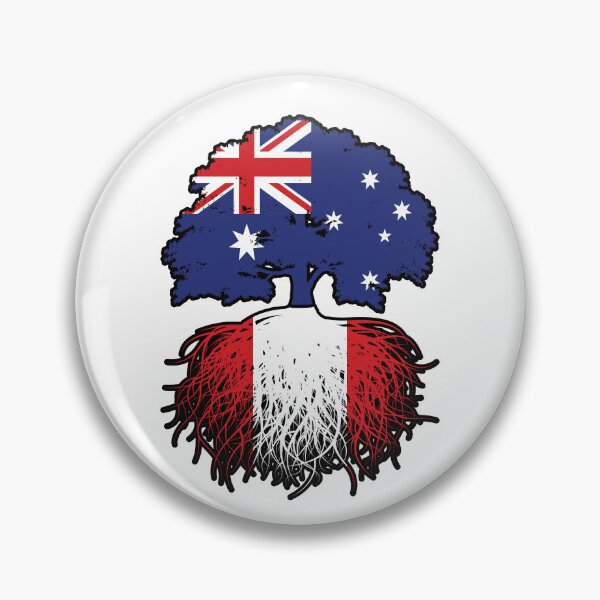 Item preview, Peru Peruvian Australian Australia Tree Roots Flag designed and sold by FlagX.