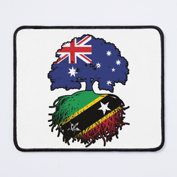 Item preview, Saint Kitts Kittitian Australian Australia Tree Roots Flag designed and sold by FlagX.